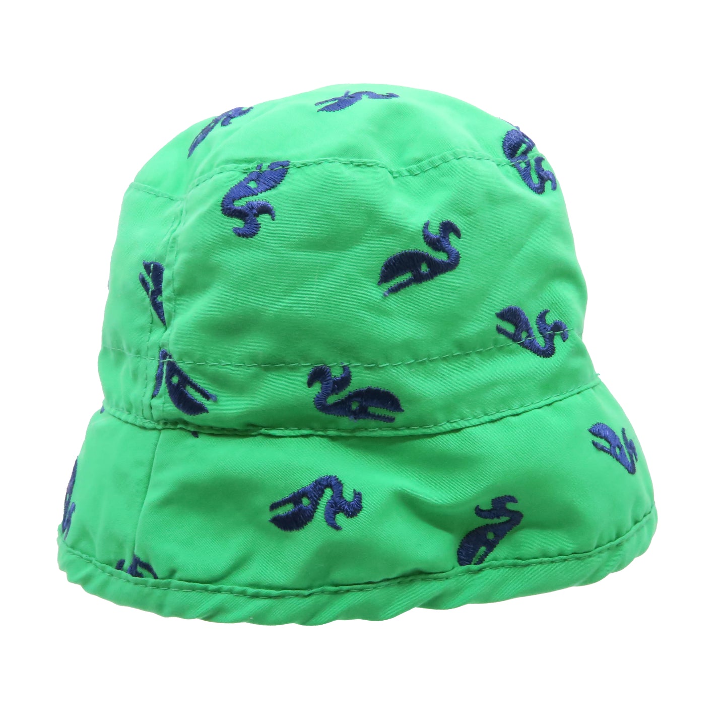 Toby Boys Green | Navy Whales Hat Size: 0-6 Months Green | Navy Whales