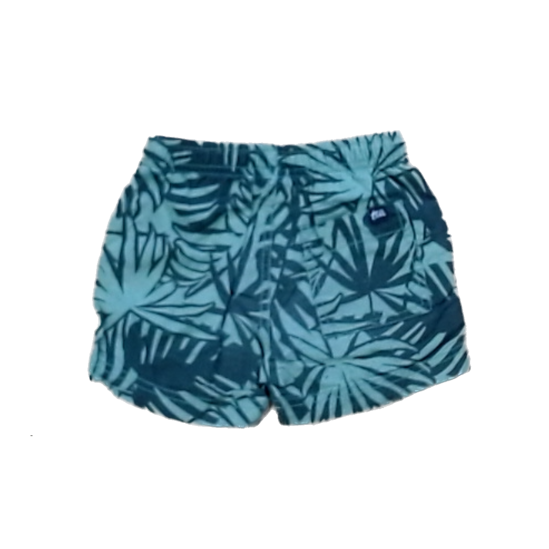 Tea Collection Boys Green Palm Leaves Shorts Size: 4T Green Palm Leaves