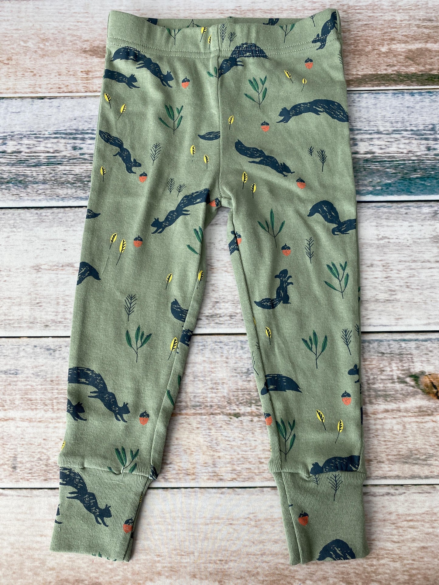Oliver & Rain Unisex green | Squirrel Pajamas Size: 2T green | Squirrel