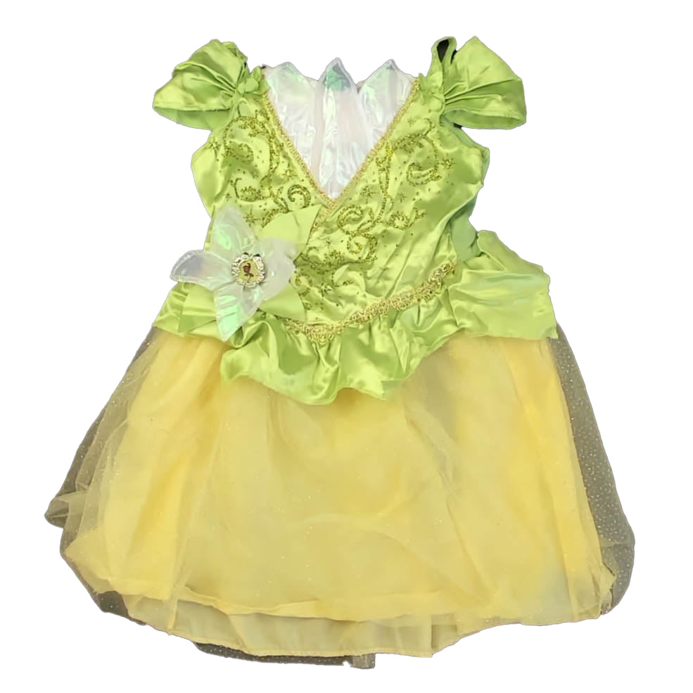 Disney Girls Green Tiana Costume Size: 4-6 Years Green Tiana