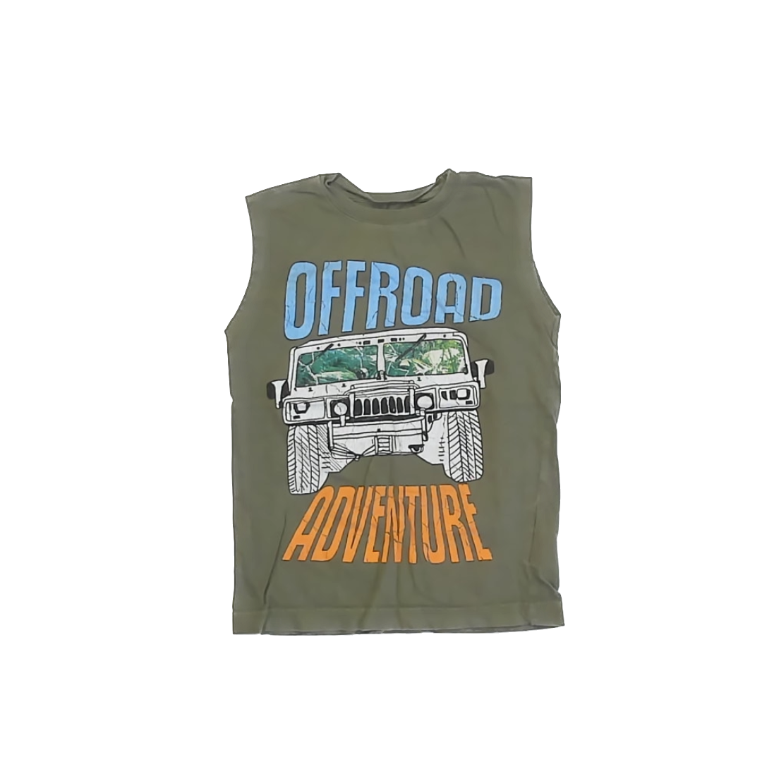 Faded Glory Boys Green | Truck Tank Top Size: 7 Years Green | Truck