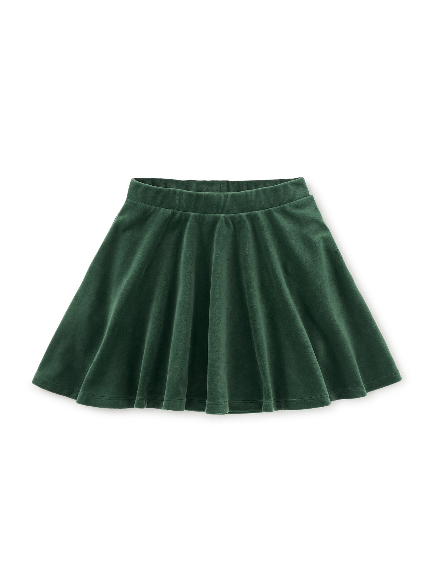 Tea Collection Girls Green Velour Skirt Size: 5T Green Velour