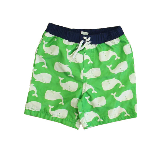 Little Me Boys Green | White Whales Trunks Size: 24 Months Green | White Whales