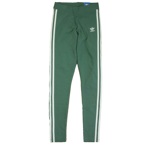 Adidas Girls Green | White Athletic Pants Size: Junior XS