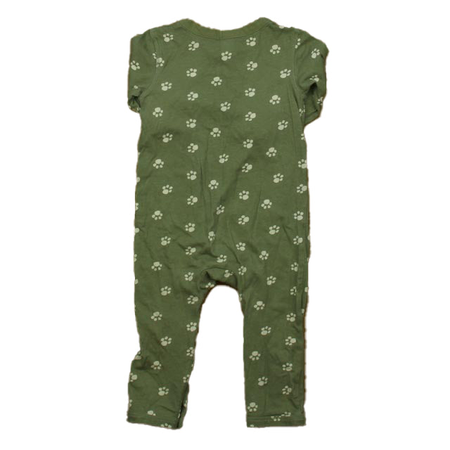 Nordstrom Boys Green | White Long Sleeve Outfit Size: 18 Months Green | White