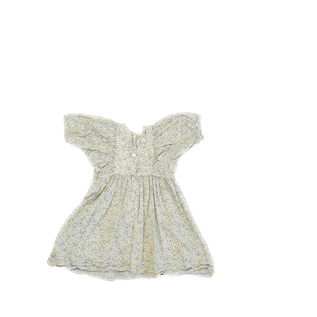 H&M Girls Green | Yellow Floral Apparel Sets Size: 2T Green | Yellow Floral