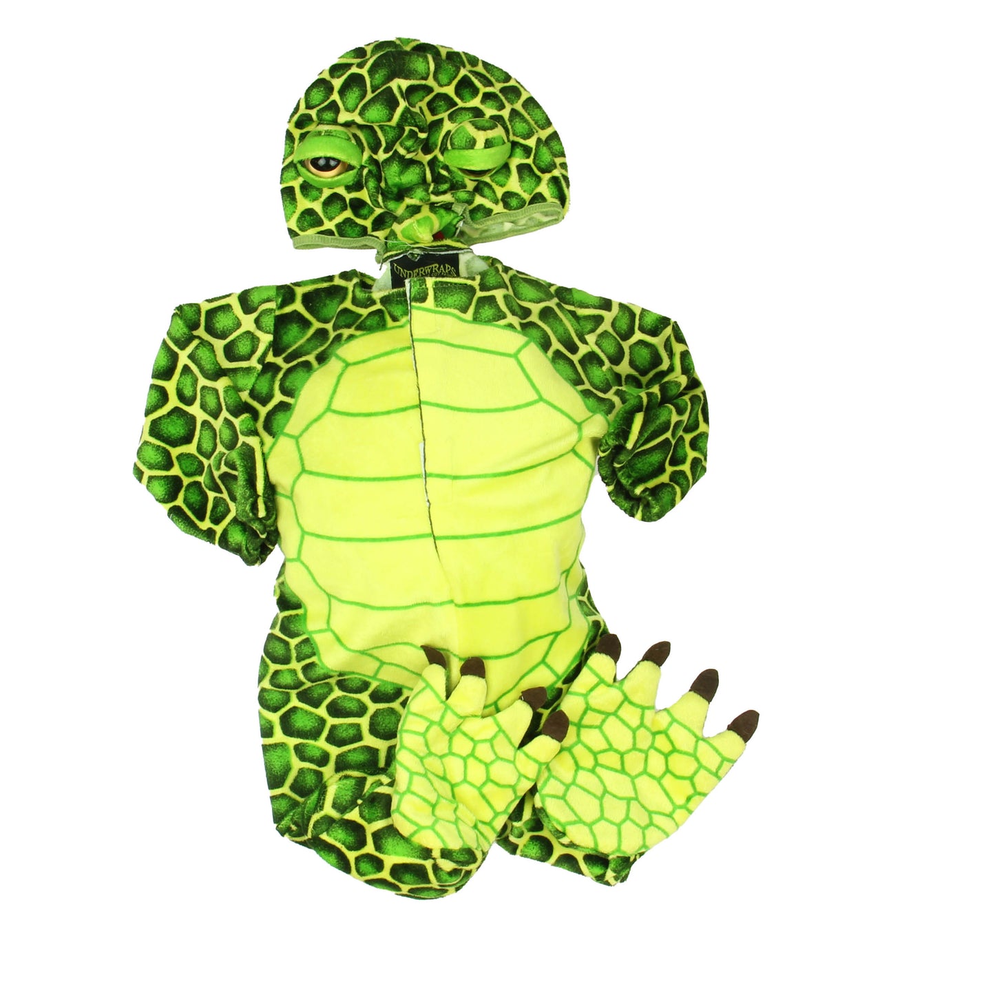 Underwraps Boys Green | Yellow Costume Size: 6-12 Months Green | Yellow