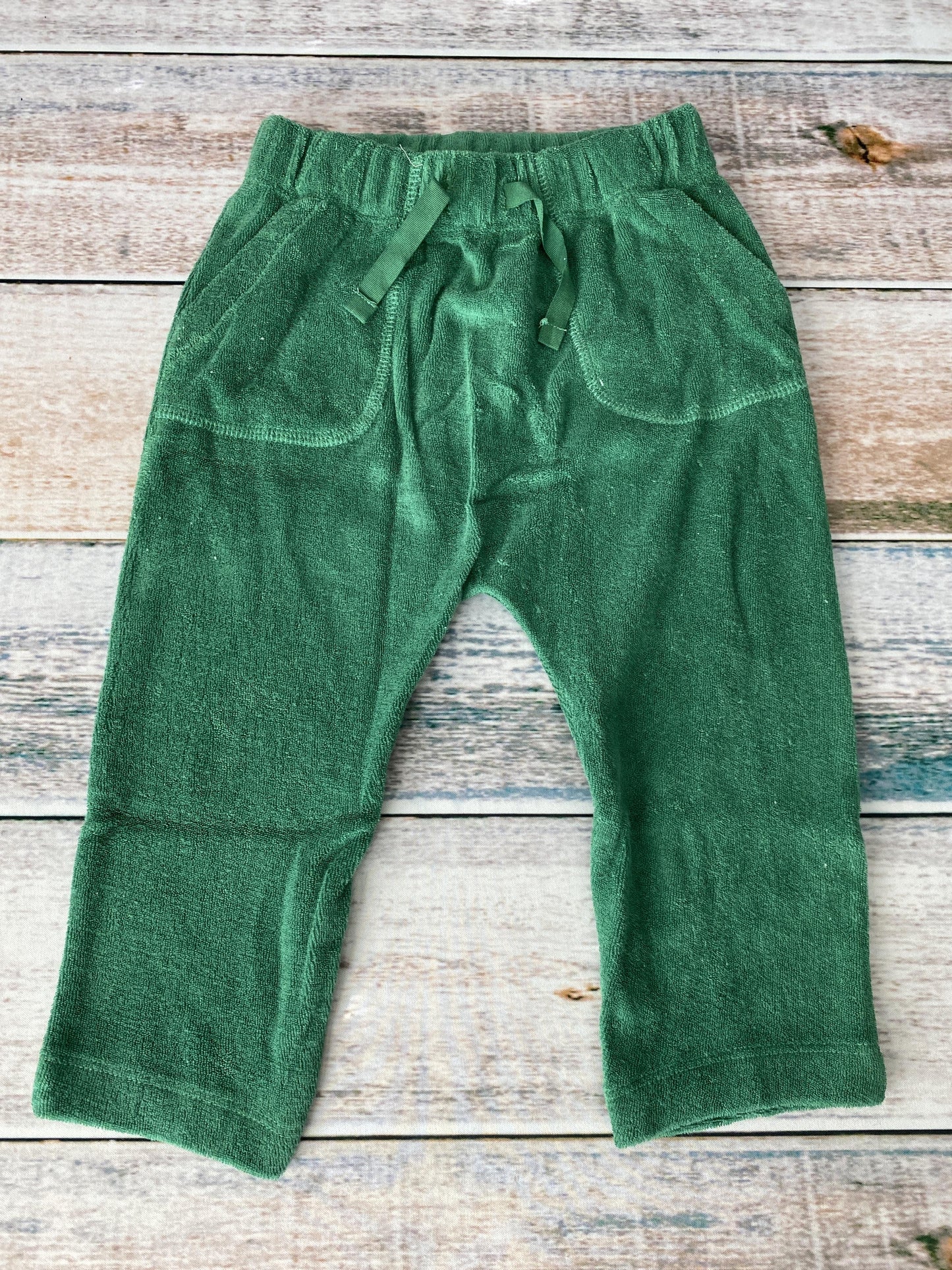 Oliver & Rain Unisex green Pants Size: 18 months green