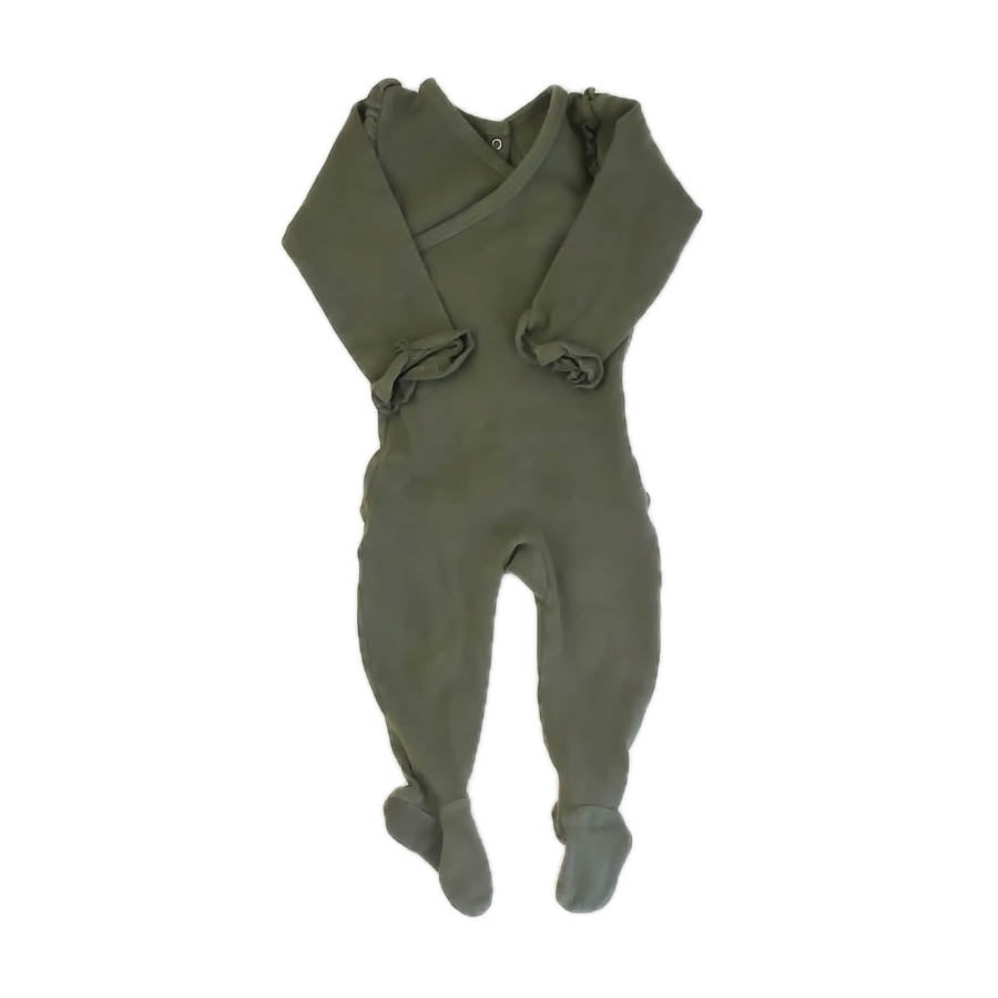 L'oved Baby Girls Green Long Sleeve Outfit Size: 18-24 Months Green
