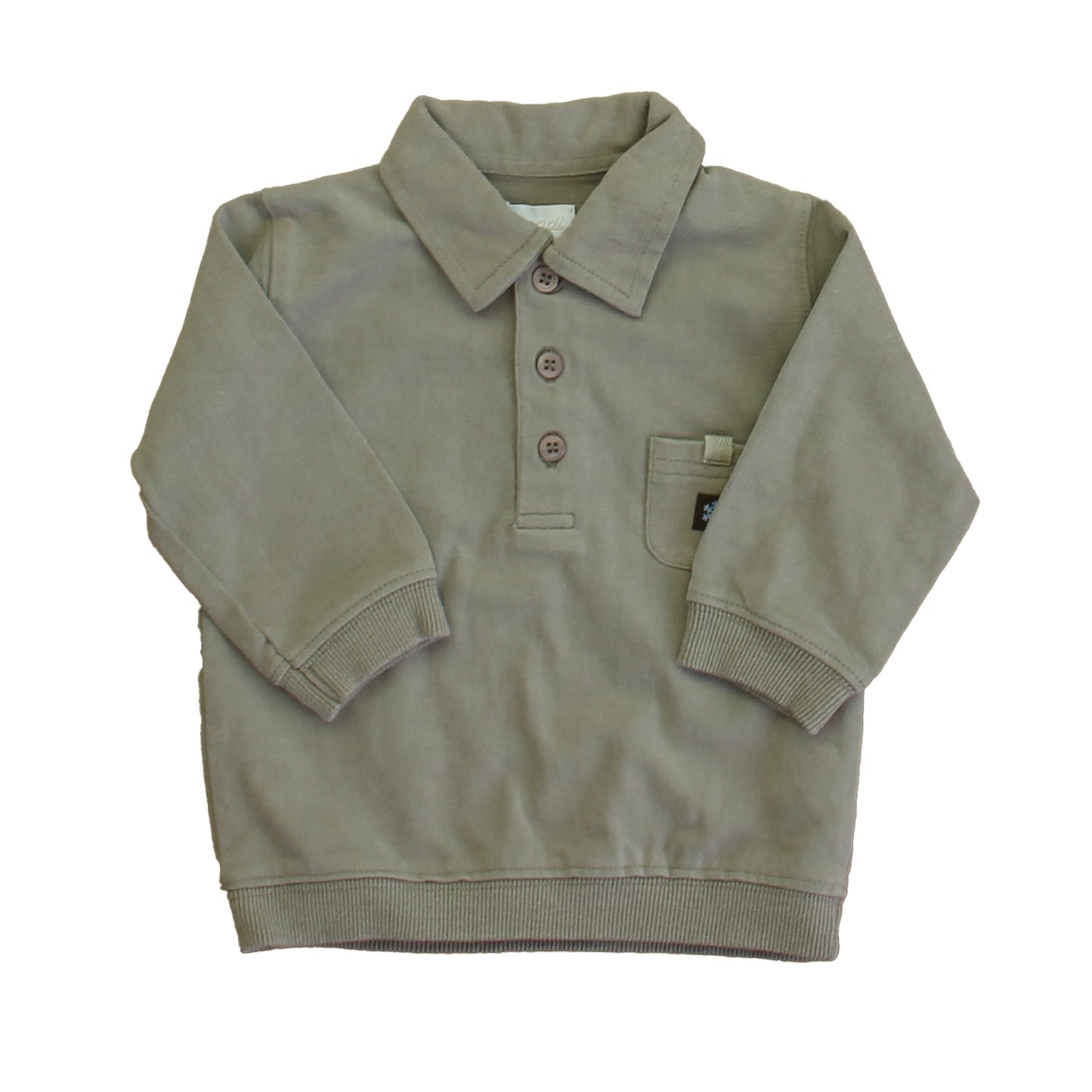 Jacadi Boys Green Rugby Shirt Size: 6 Months Green