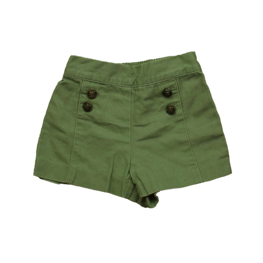 Janie and Jack Girls Green Shorts Size: 12-18 Months Green