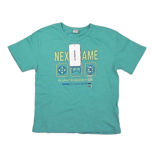 LC Waikiki Boys Green T-Shirt Size: 8-9 Years Green