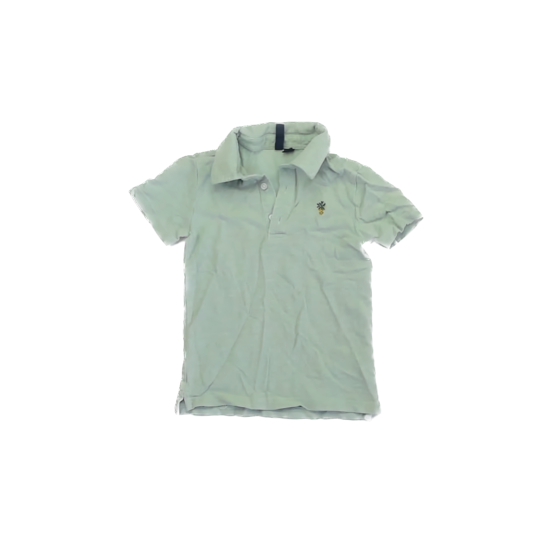 Janie and Jack Boys Green Polo Shirt Size: 5T Green