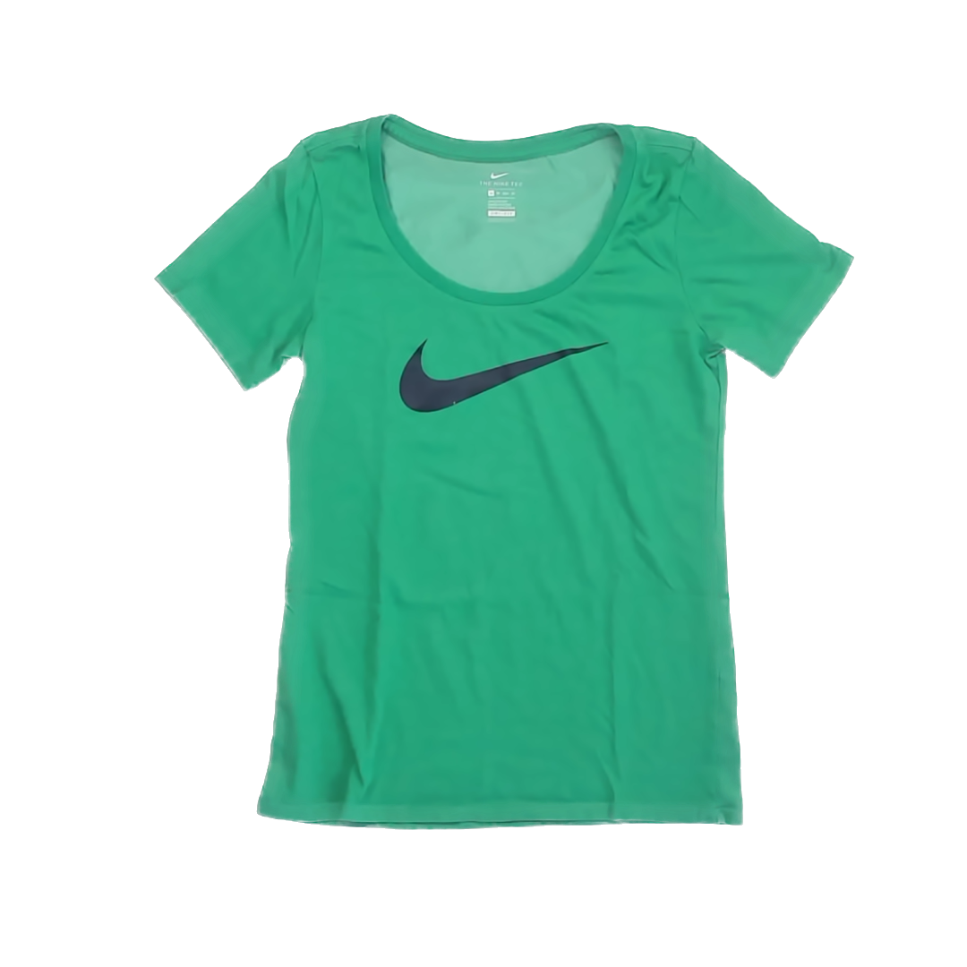 Nike Girls Green Athletic Top Size: Adult XS Green