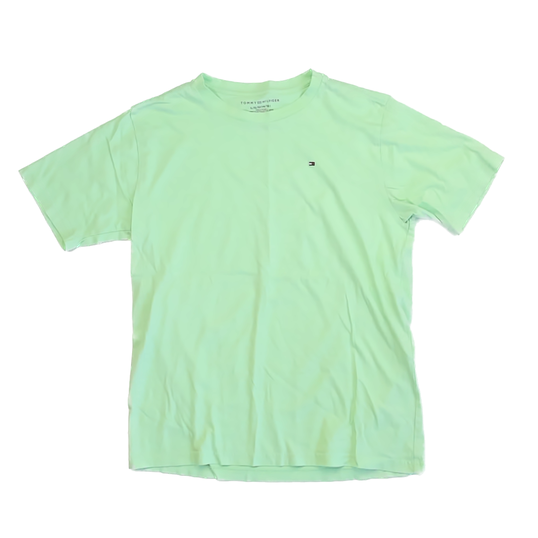 Tommy Hilfiger Boys Green T-Shirt Size: Youth L (14-16 Years) Green