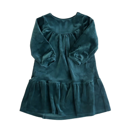 Tea Collection Girls Green Dress Size: 5T Green
