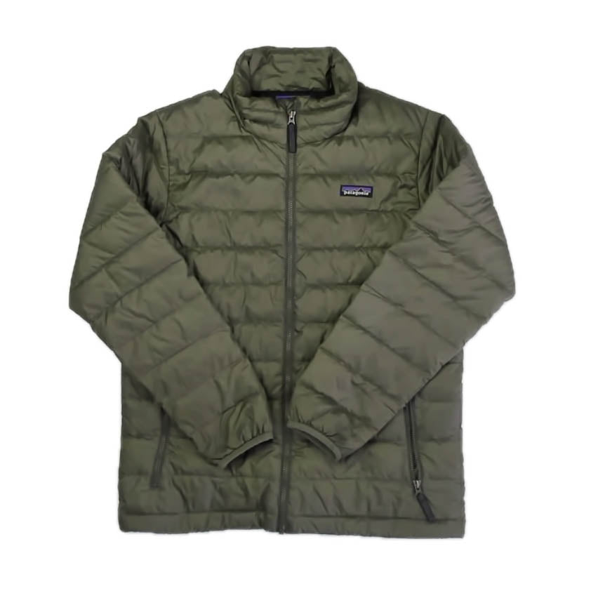 Patagonia Boys Green Jacket Size: 12 Years Green