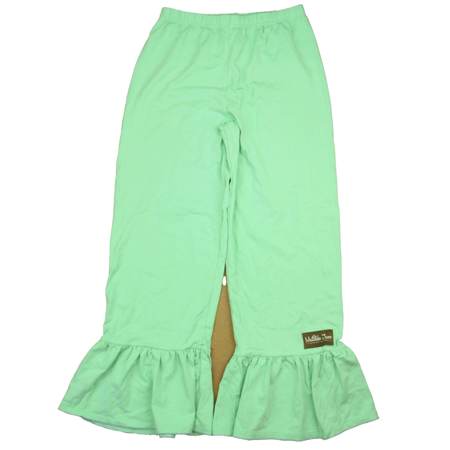 Matilda Jane Girls Green Leggings Size: 14 Years Green