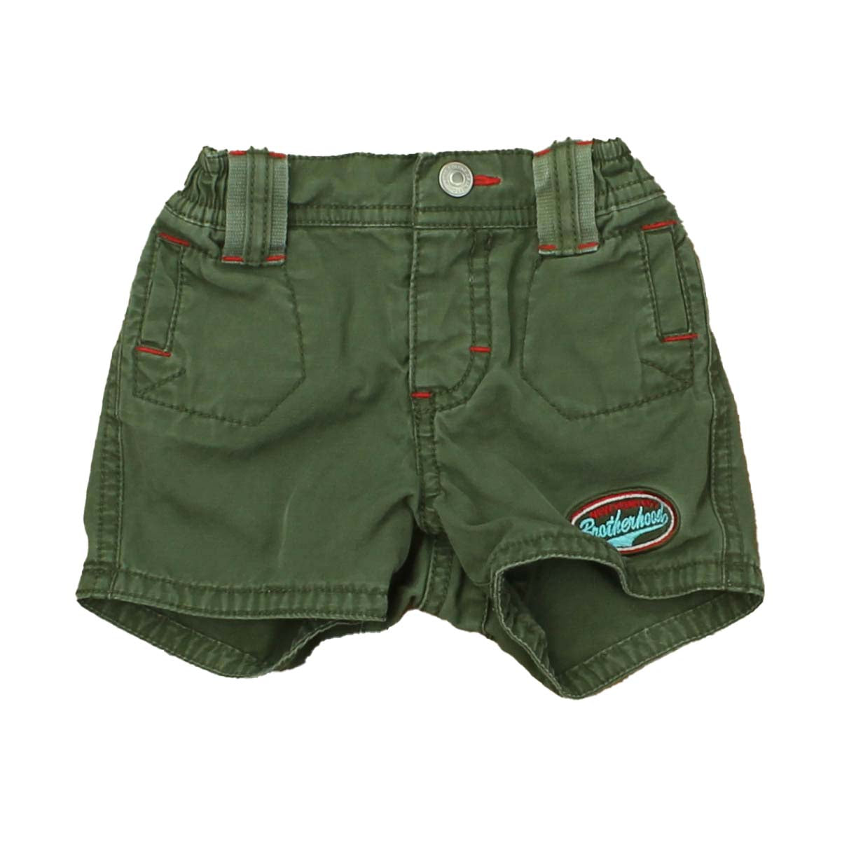 Benetton Boys Green Shorts Size: 6 Months Green