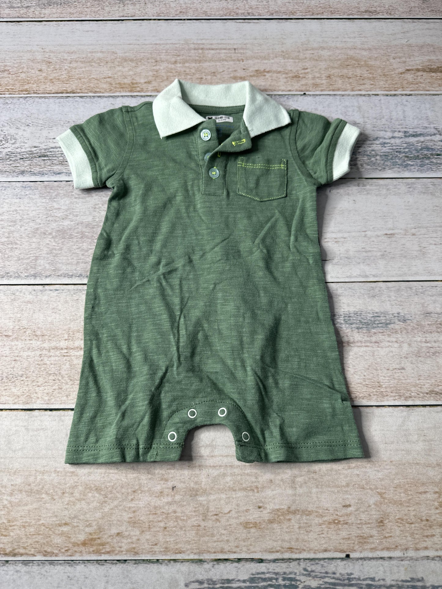 Rockets of Awesome Boys green Romper Size: 3-6 months green