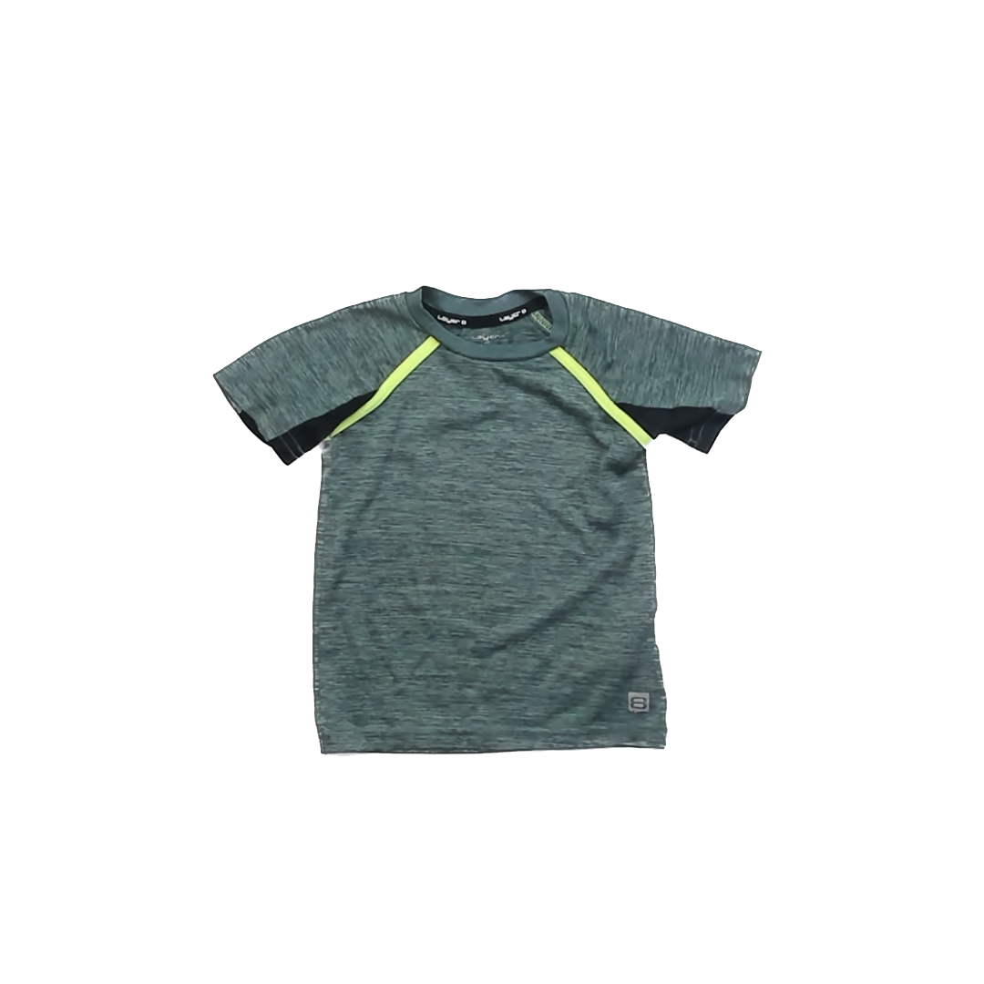 Layer 8 Boys Green T-Shirt Size: 5T Green