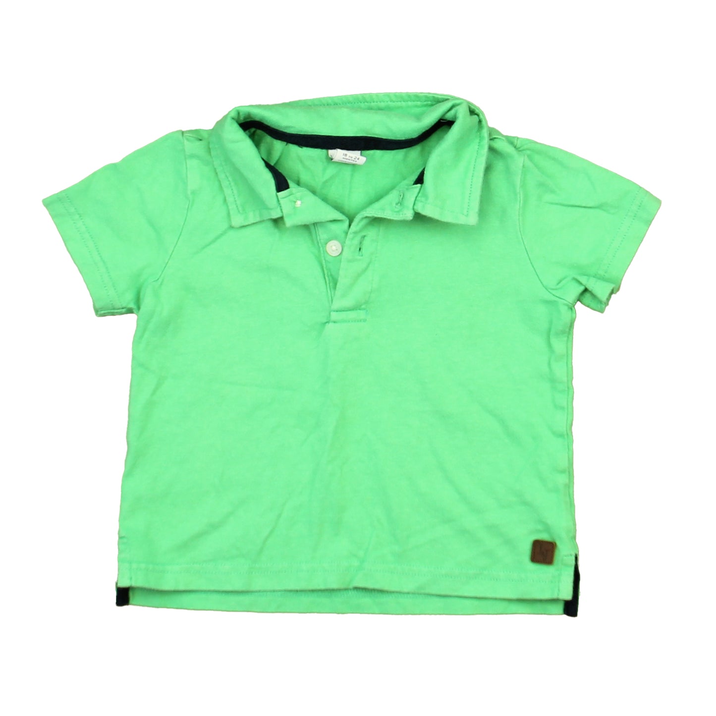 Janie and Jack Boys Green Polo Shirt Size: 18-24 Months Green
