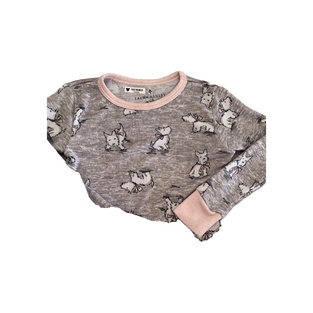 Laura Ashley Girls Grey | animals Pajamas Size: 3T Grey | animals
