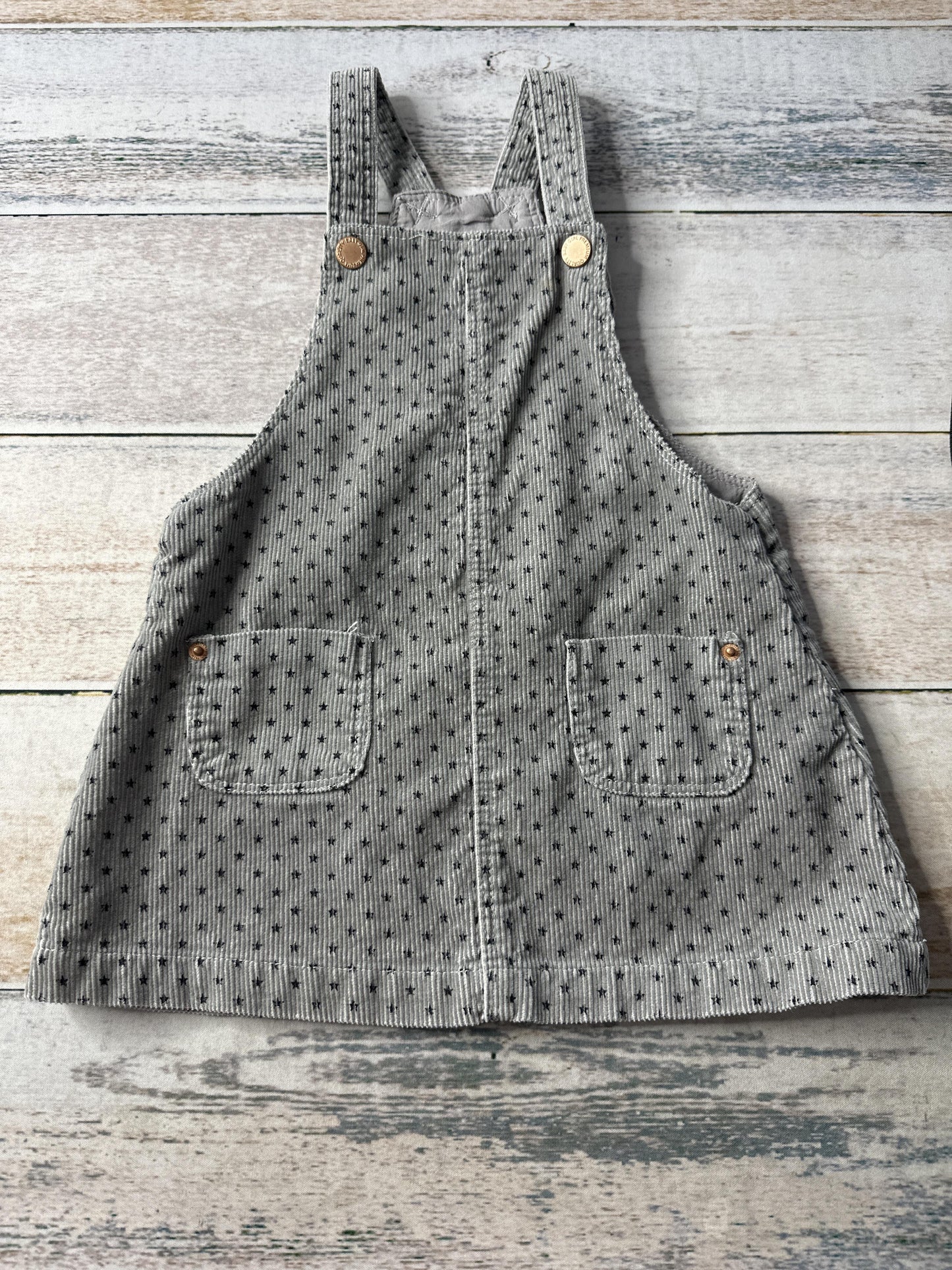 Zara Girls Grey | Black | Stars Dress Size: 18-24 months Grey | Black | Stars