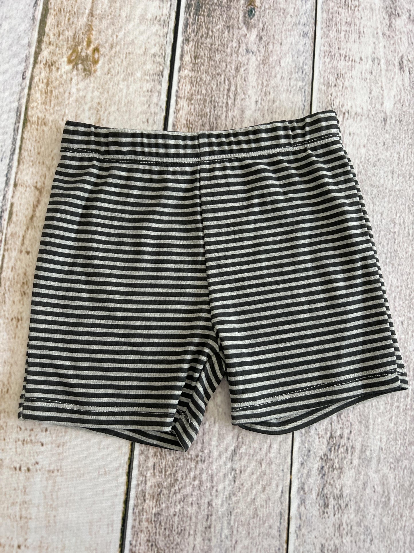PL Baby Boys Grey | Black | Stripe Shorts Size: 24 months Grey | Black | Stripe