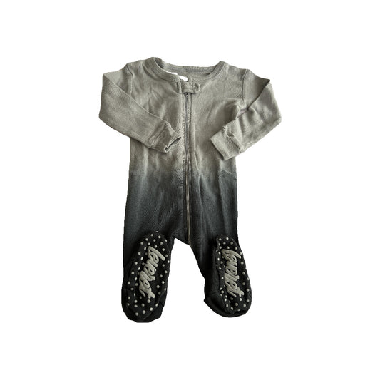 Leveret Unisex Grey | Black | Tie Dye Pajamas Size: 0-3 months Grey | Black | Tie Dye