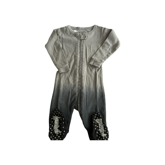 Leveret Boys Grey | Black | Tie Dye Pajamas Size: 3-6 months Grey | Black | Tie Dye