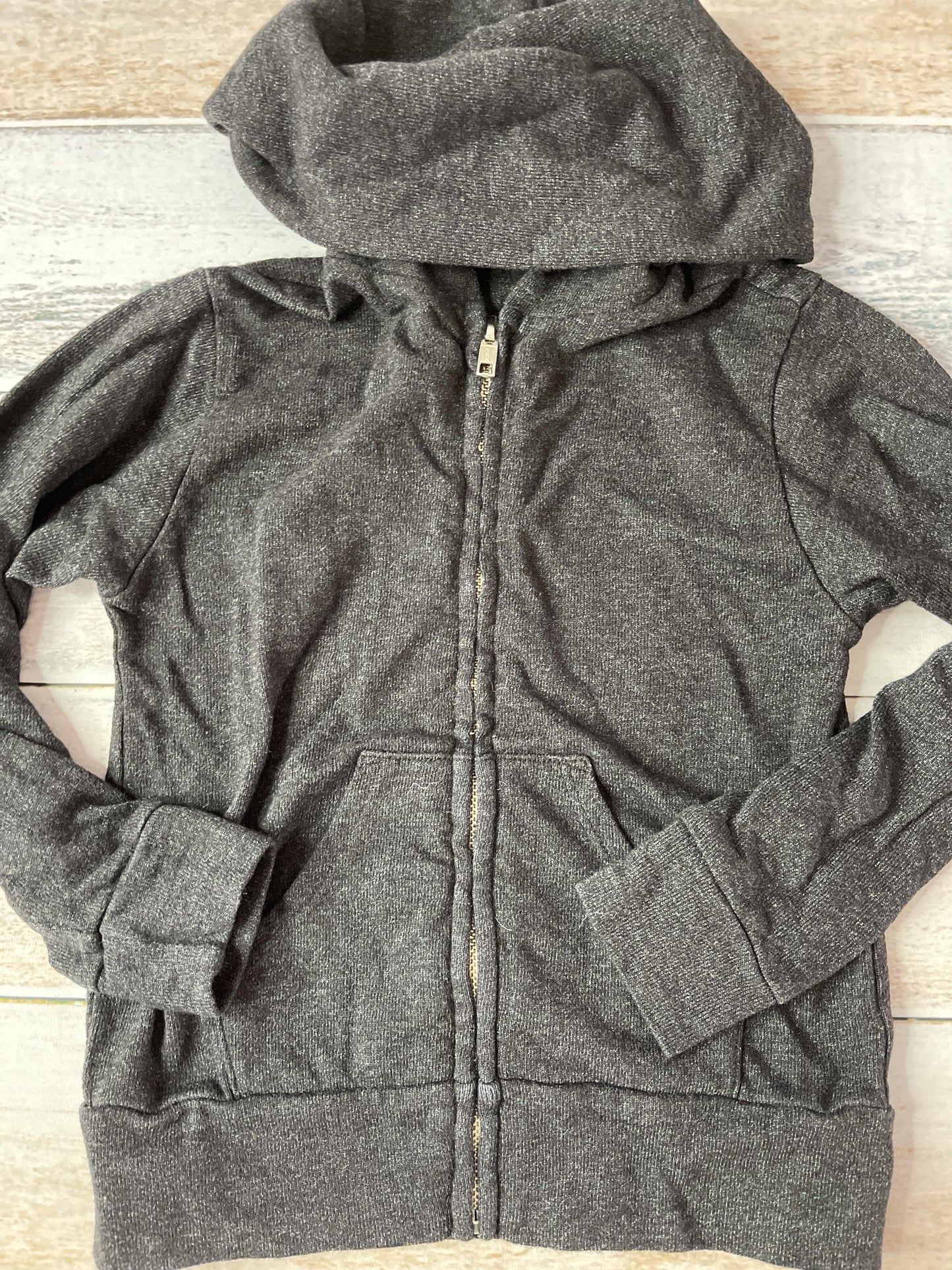 Monrow Boys Grey | Black Hoodie Size: 4T Grey | Black