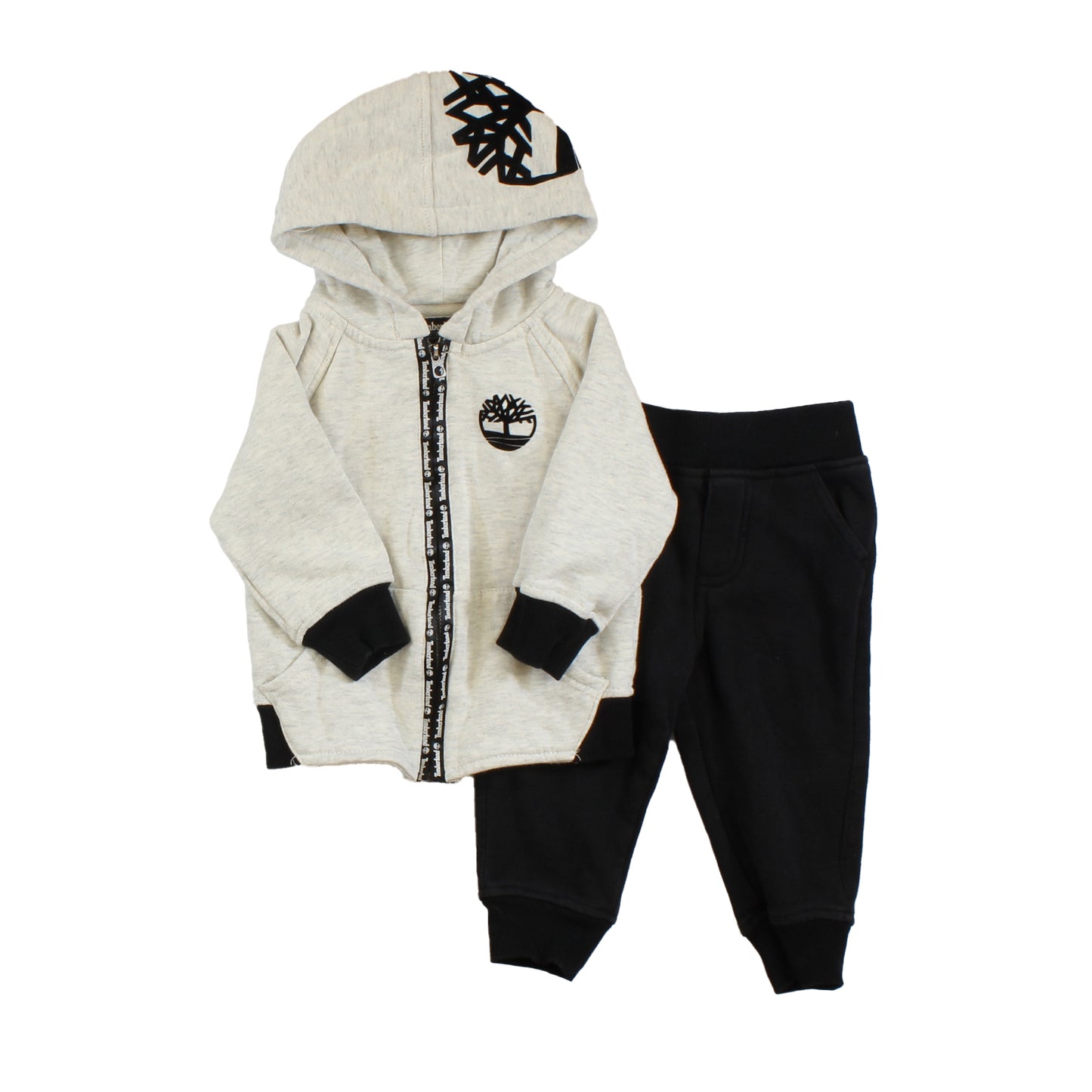 Timberland Boys Grey | Black Apparel Sets Size: 12 Months Grey | Black