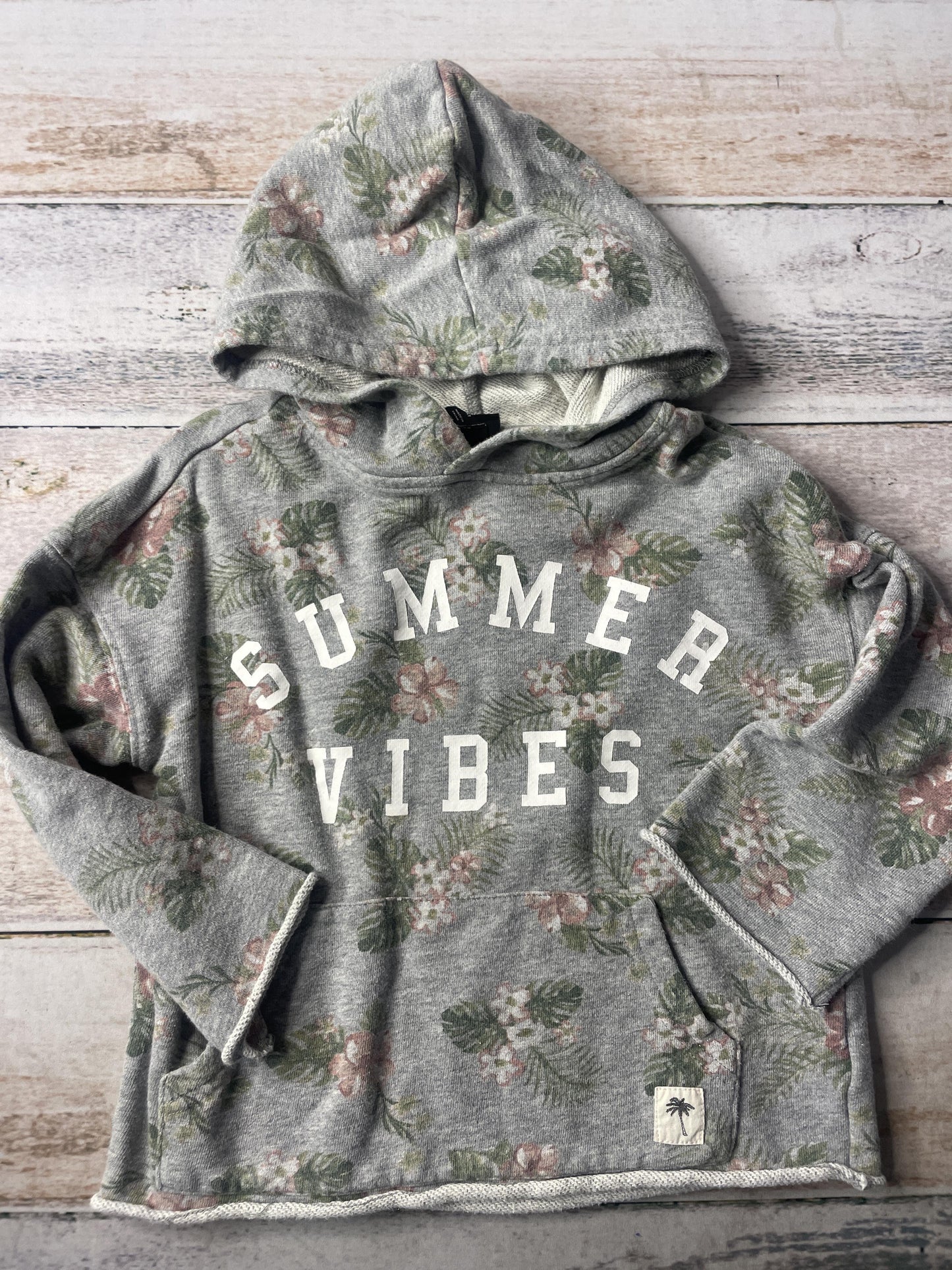 Art Class Girls Grey | Floral Sweatshirt Size: 4T Grey | Floral