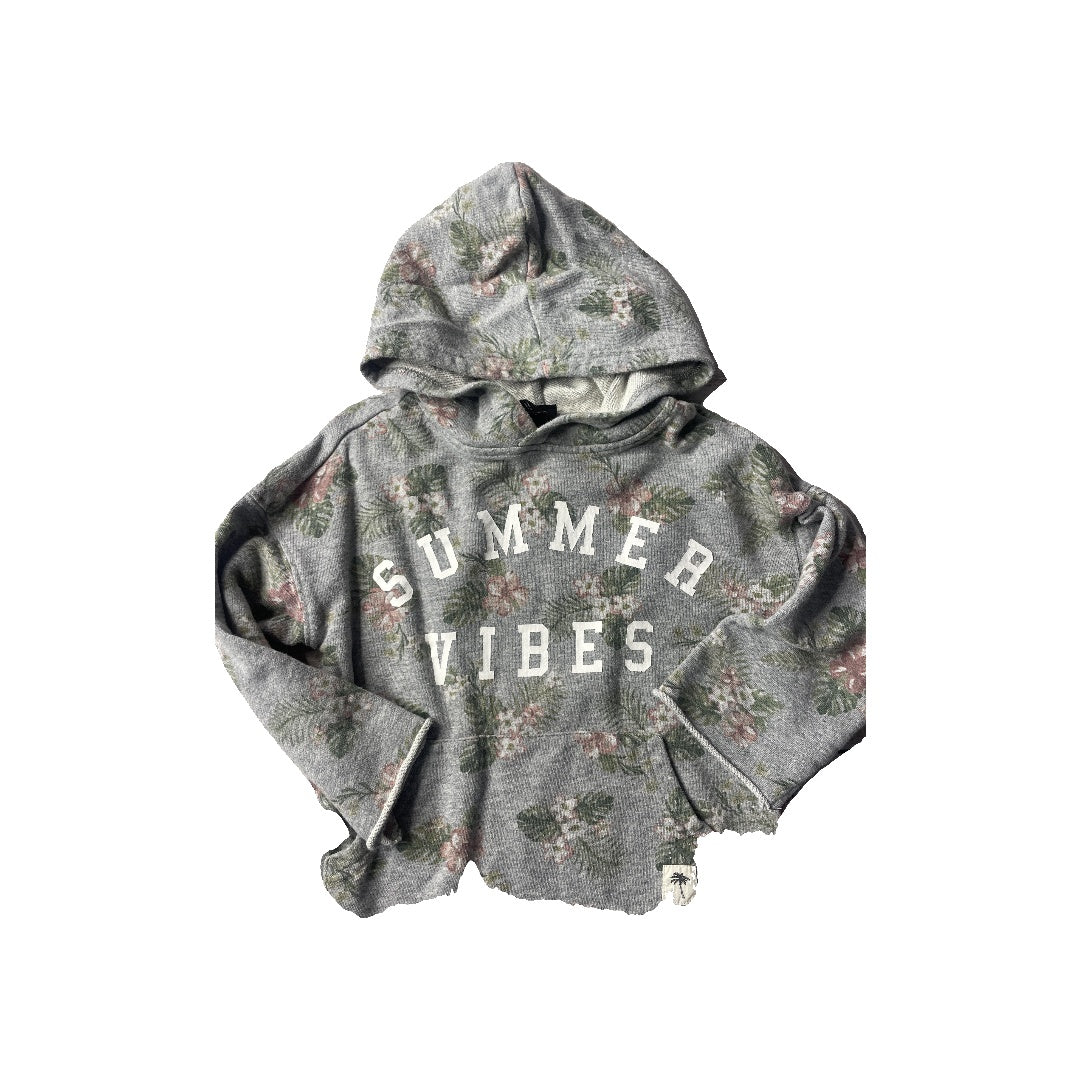 Art Class Girls Grey | Floral Sweatshirt Size: 4T Grey | Floral