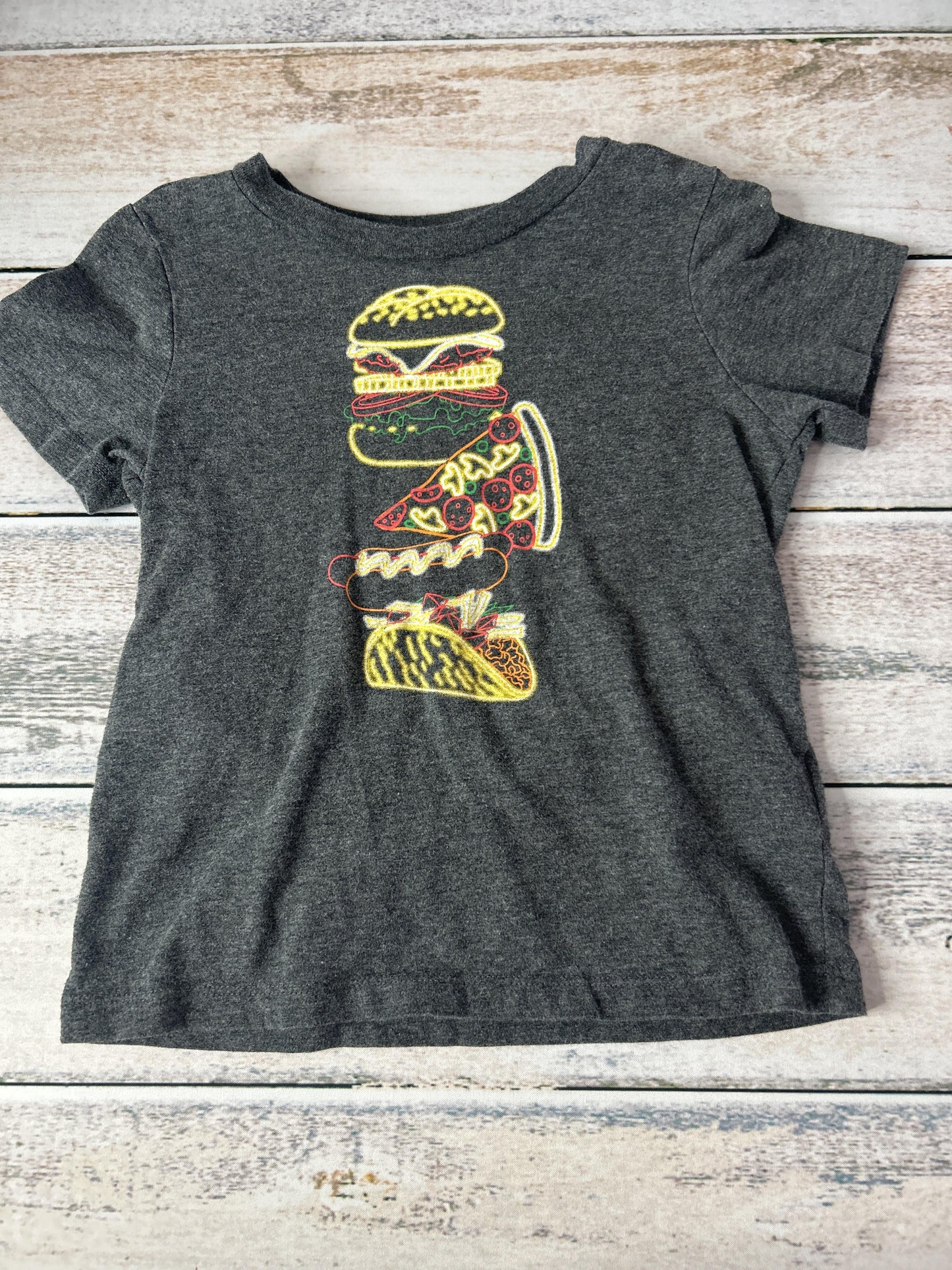 Unisex Grey | Food T-Shirt Size: 4T Grey | Food
