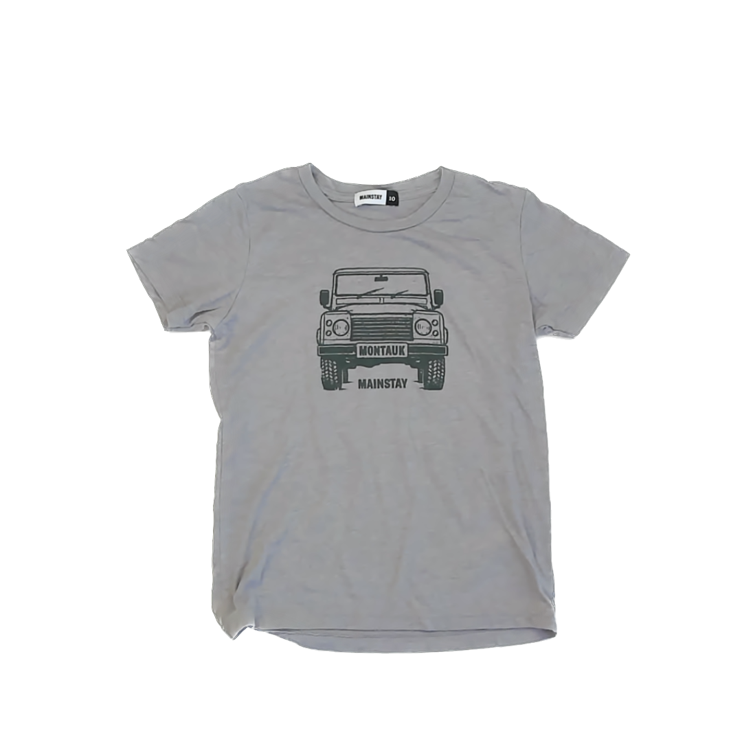 Mainstay Boys Grey | Graphic T-Shirt Size: 10 Years Grey | Graphic