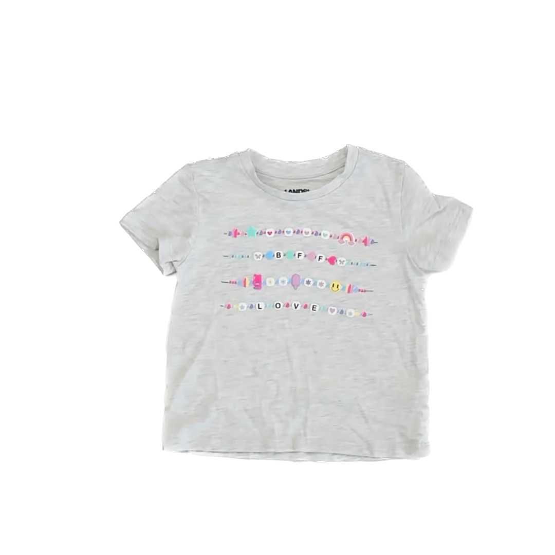 Land's End Girls Grey | Graphic T-Shirt Size: 5T Grey | Graphic