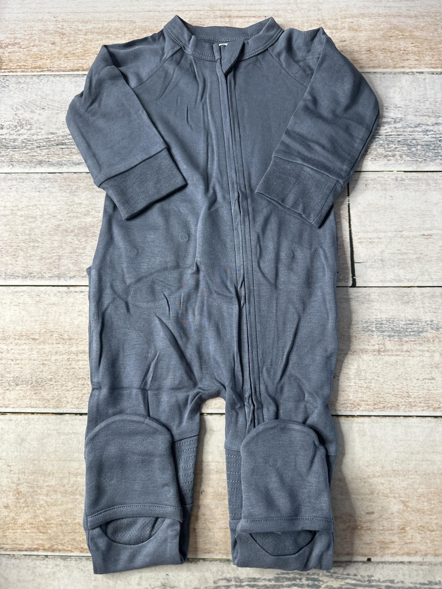 Goumi Unisex Grey | Light Blue Pajamas Size: 6-12 months Grey | Light Blue