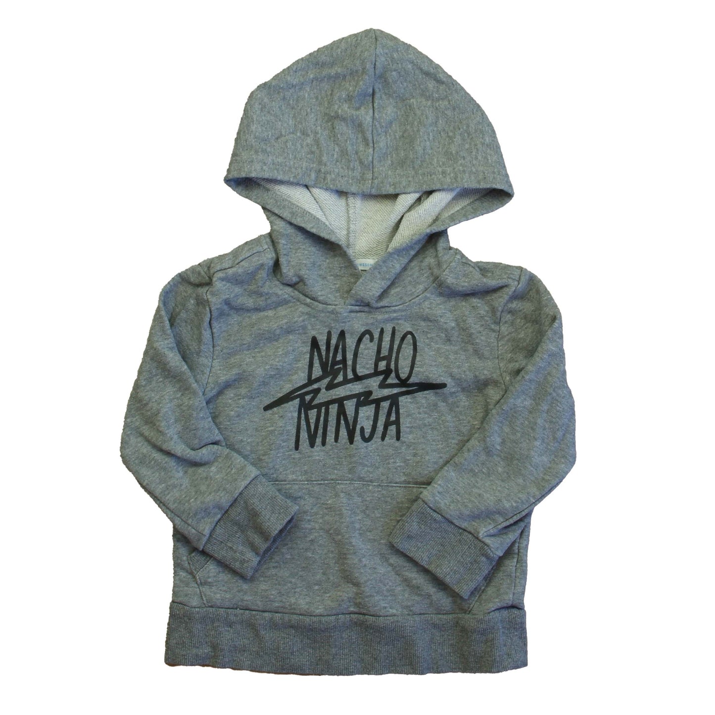 Rockets Of Awesome Boys Grey | Nacho | Ninja Hoodie Size: 3T Grey | Nacho | Ninja