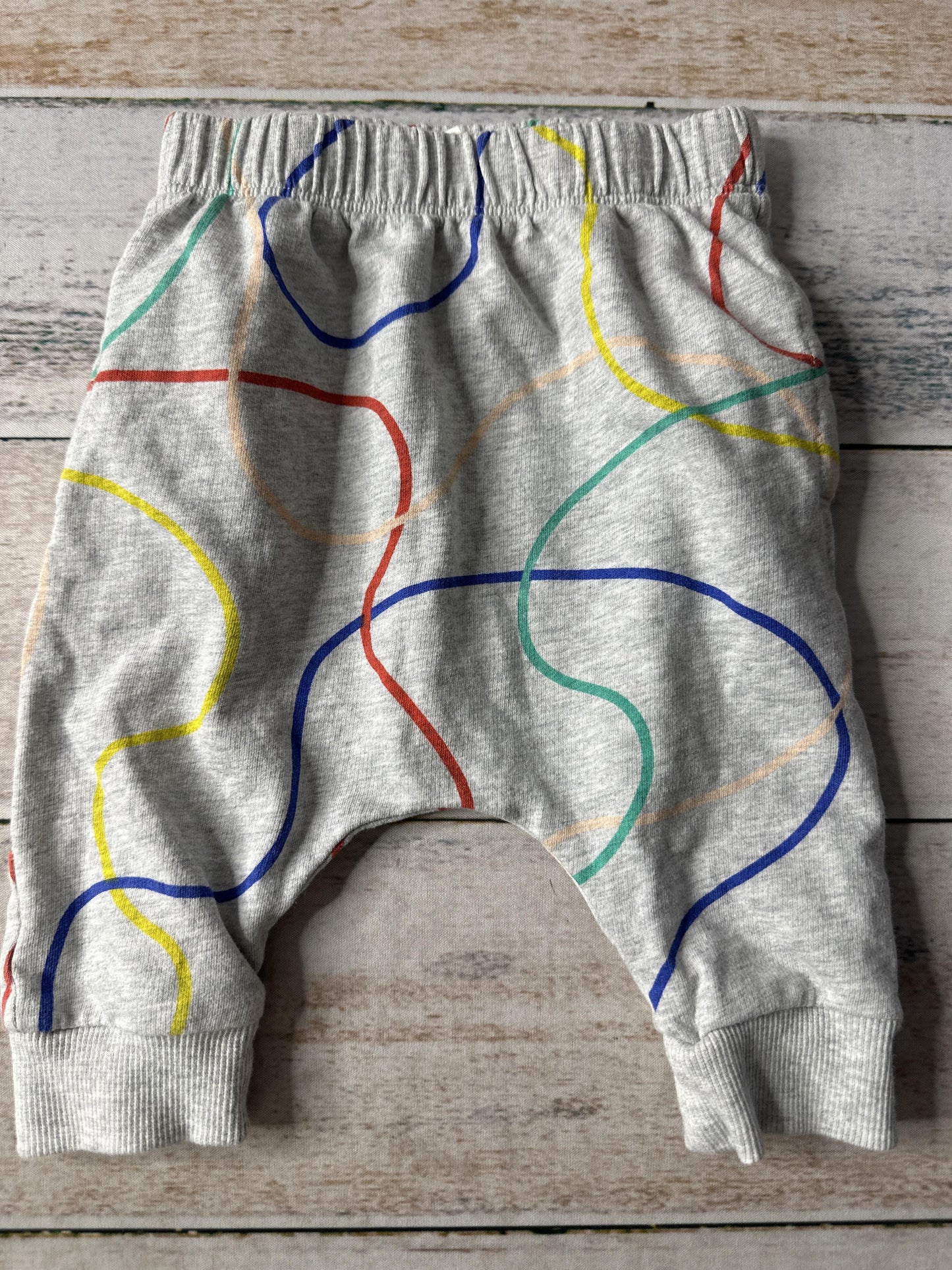 Open Edit Unisex Grey | Navy Blue | Red | Yellow Pants Size: 6 months Grey | Navy Blue | Red | Yellow