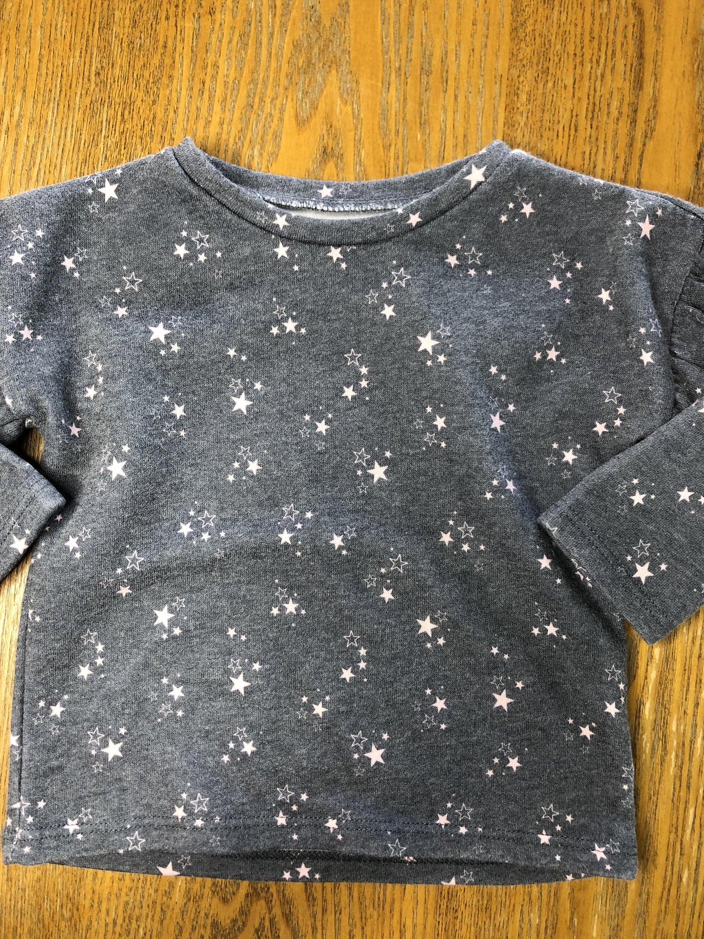 Grayson mini Girls Grey | pink Sweatshirt Size: 18 months Grey | pink