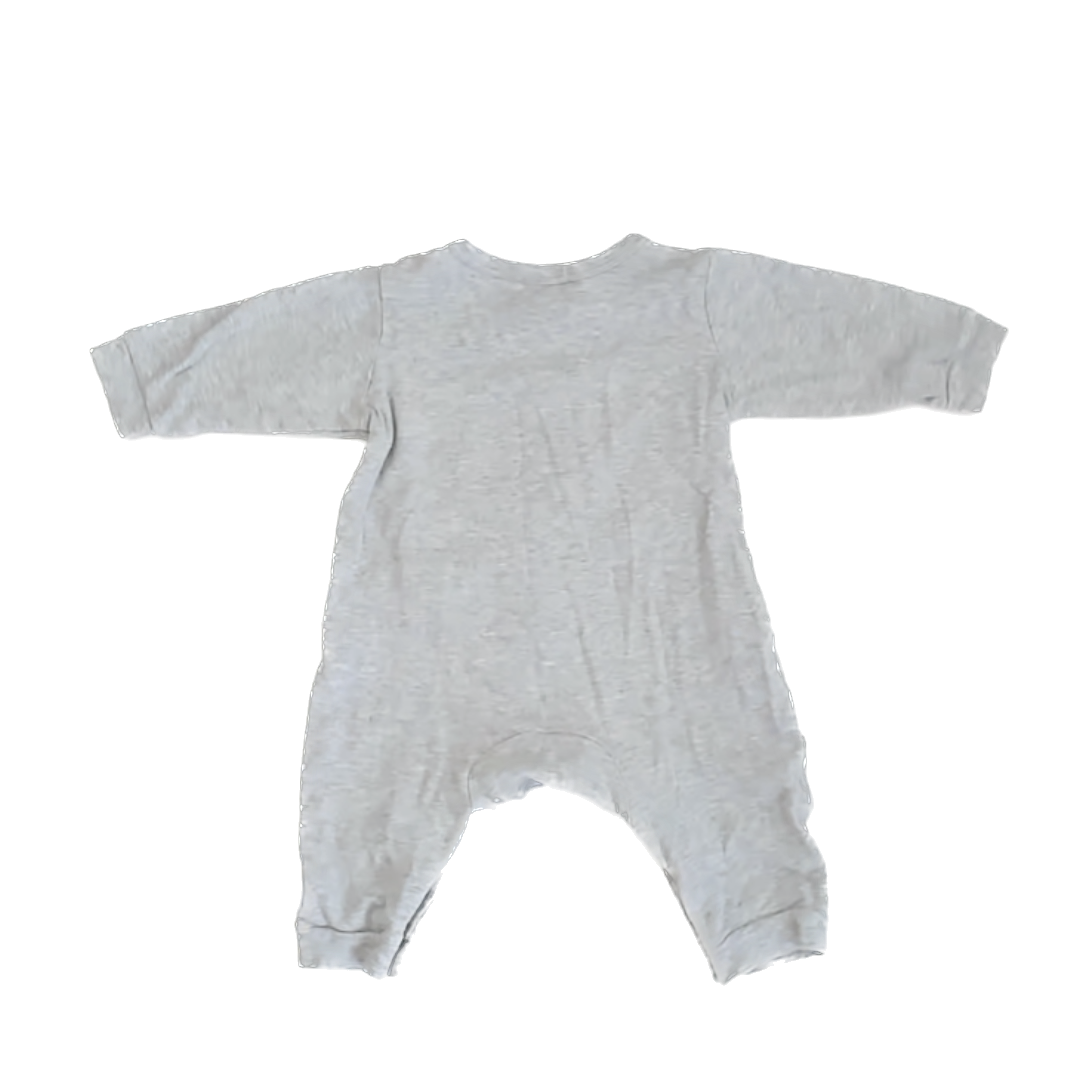 Gucci Girls Grey | Rainbow Long Sleeve Outfit Size: 6-9 Months Grey | Rainbow