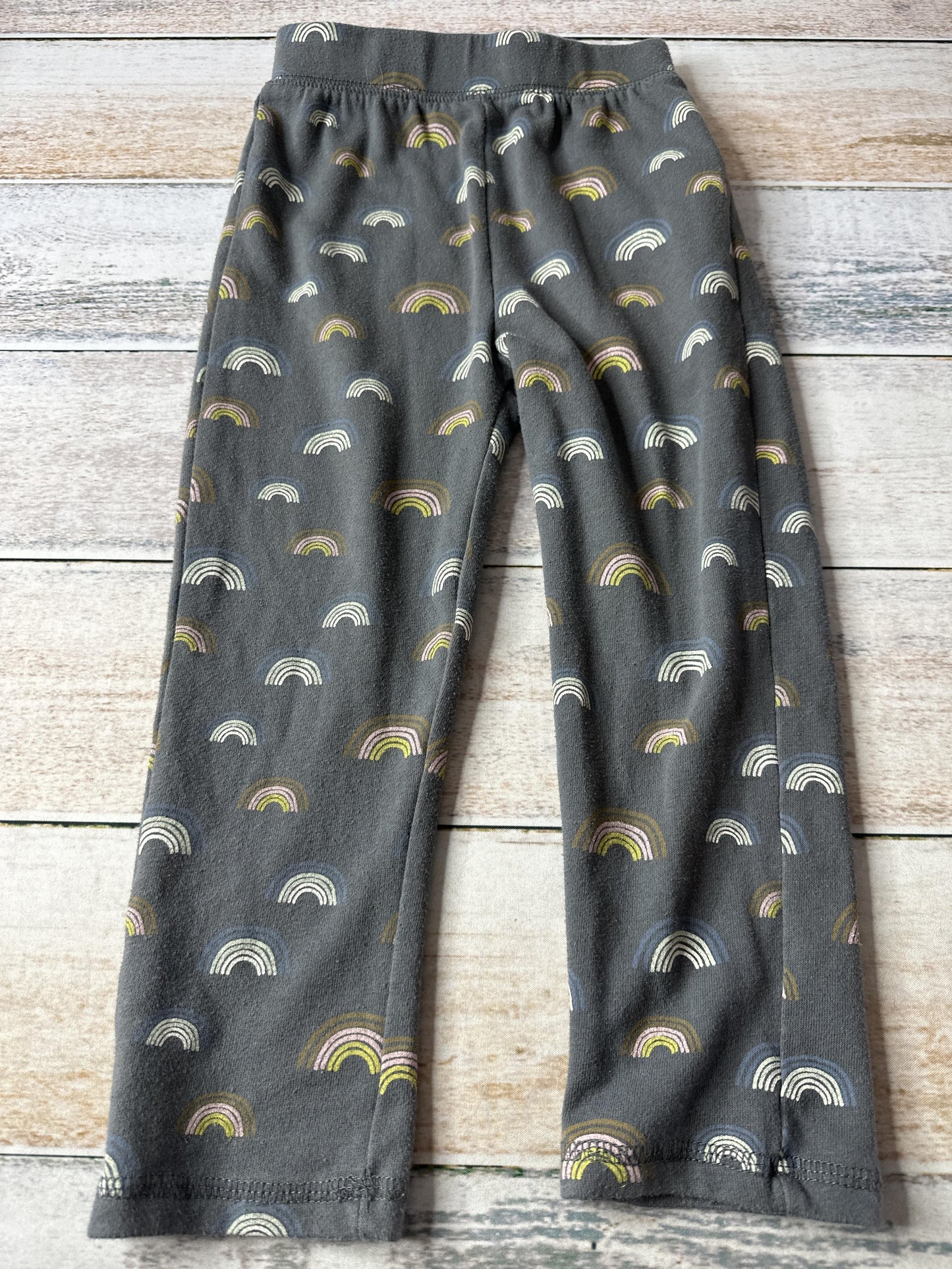Art Class Girls Grey | Rainbow Pants Size: 4T Grey | Rainbow