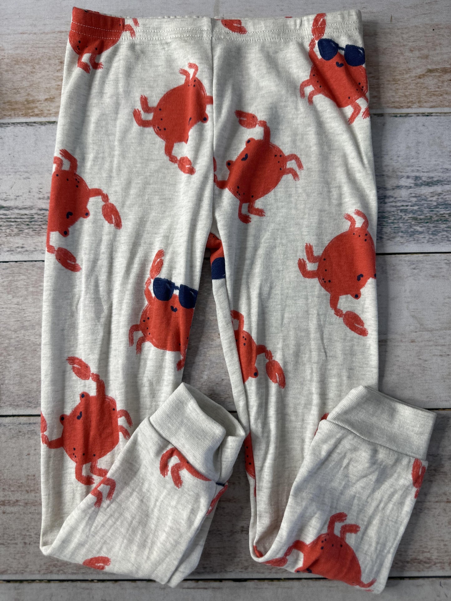 Carters Boys Grey | Red Pajamas Size: 4T Grey | Red