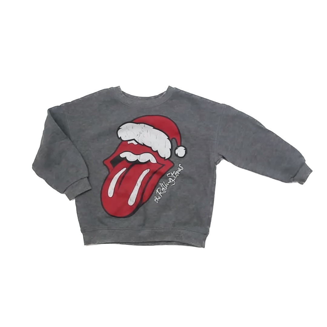 The Rolling Stones Unisex Grey | Rolling Stones Sweatshirt Size: 5T Grey | Rolling Stones