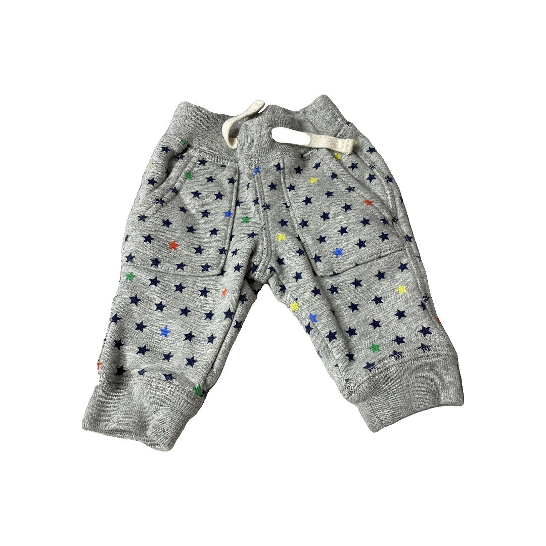 Gap Boys Grey | Stars Pants Size: 0-3 months Grey | Stars