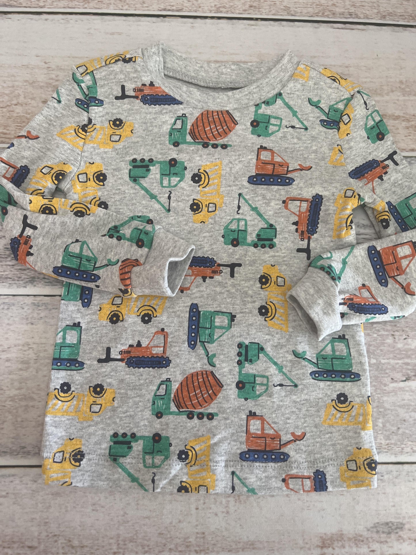 Little Me Boys Grey | Trucks Pajamas Size: 18 months Grey | Trucks