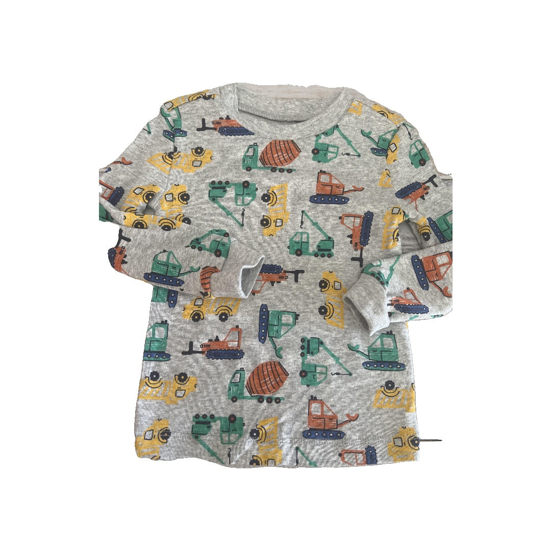 Little Me Boys Grey | Trucks Pajamas Size: 18 months Grey | Trucks