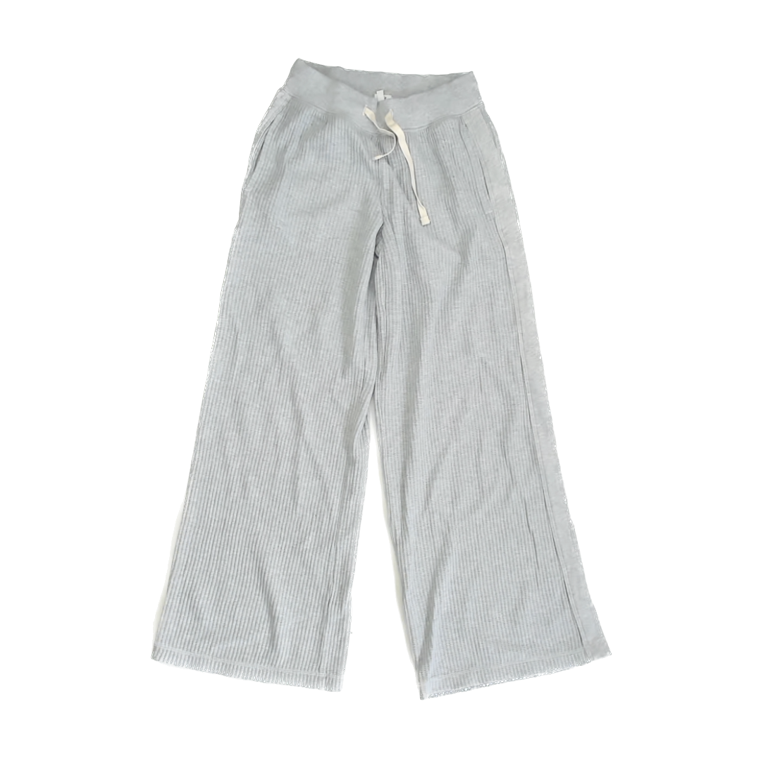 Aerie Girls Grey Waffle Casual Pants Size: Adult XS Grey Waffle